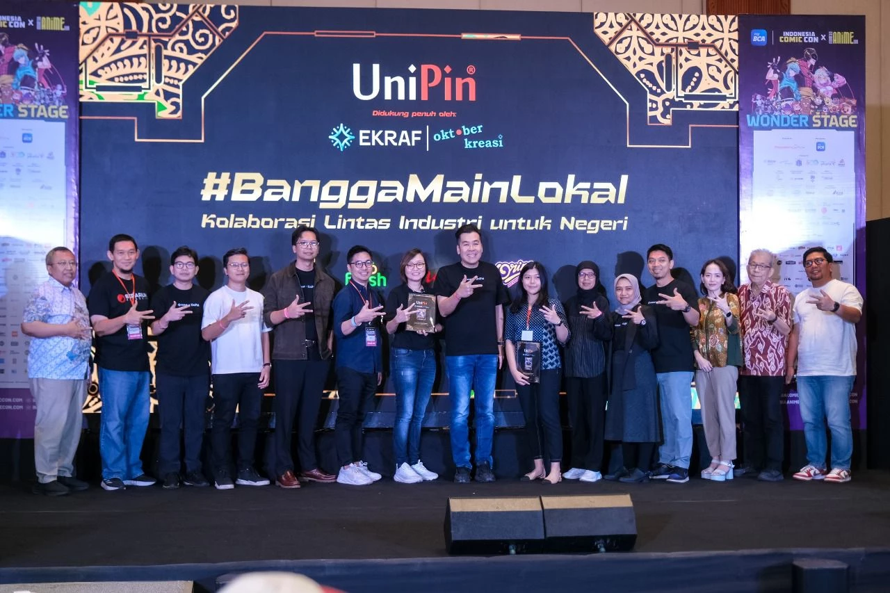 Kementerian Ekraf dan UniPin Kolaborasi Gelar Kampanye #BanggaMainLokal, Bawa Gim Lokal Mendunia