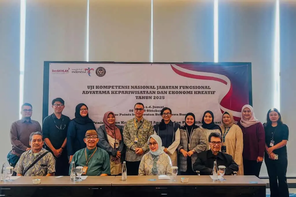 Kemenpar Gelar Uji Kompetensi Nasional 2025 Tingkatkan Kualitas Adyatama Kepariwisataan dan Ekraf