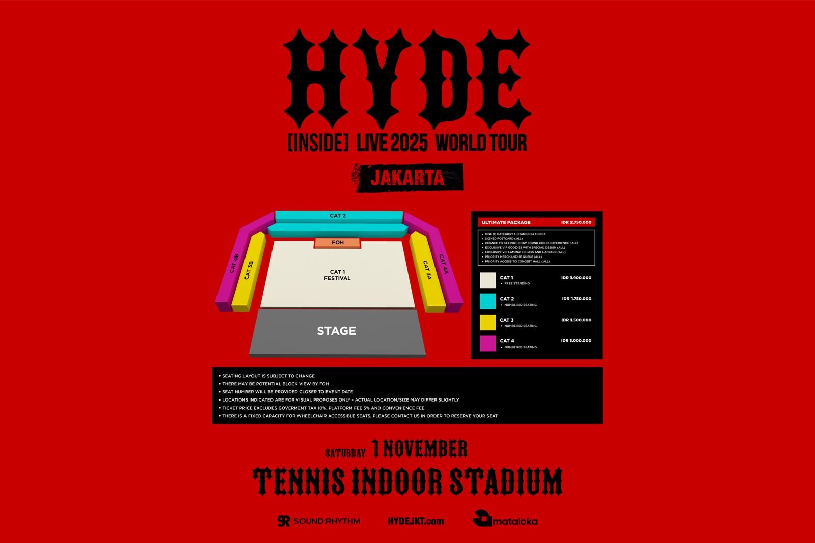 Konser HYDE Jadi Momentum Aktivasi Ekraf dan Promosi Kreativitas Anak Bangsa