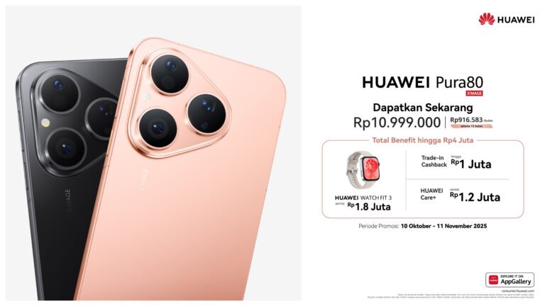 HUAWEI Pura 80 Resmi Hadir di Indonesia, Bawa Desain Stylish dan Hasil Foto dengan Warna True-to-Life Berkat Ultra Chroma Camera