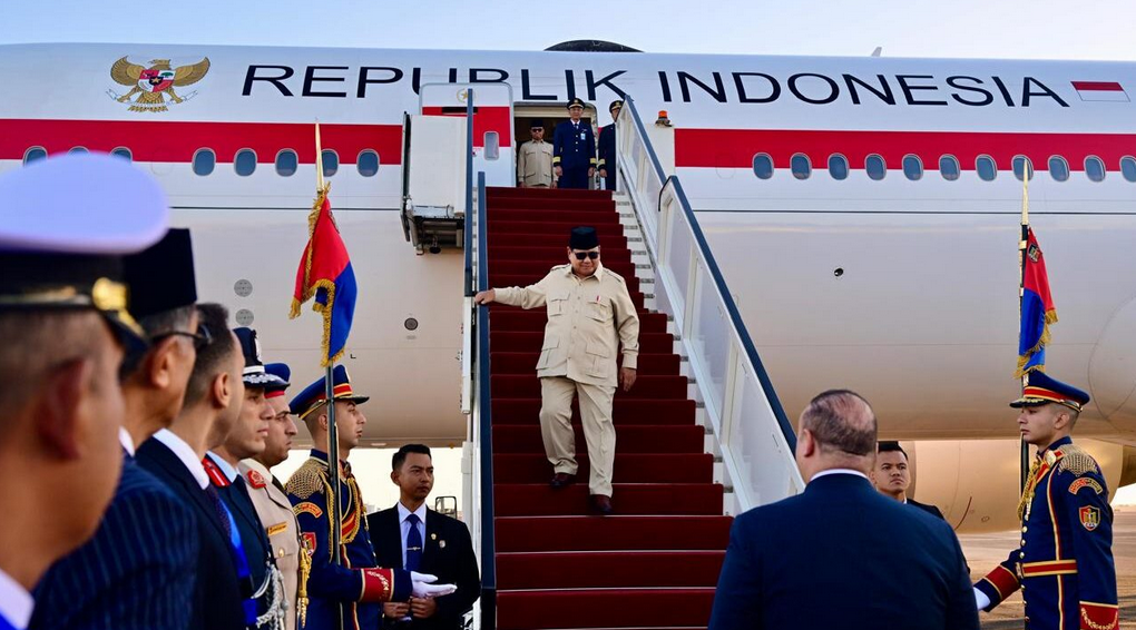 Tiba di Mesir, Presiden Prabowo akan Hadiri KTT Perdamaian Sharm El-Sheikh