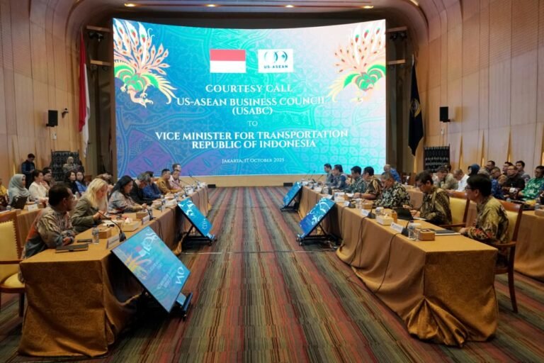Kemenhub dan US-ASEAN Business Council Perkuat Kerja Sama Pengembangan Transportasi