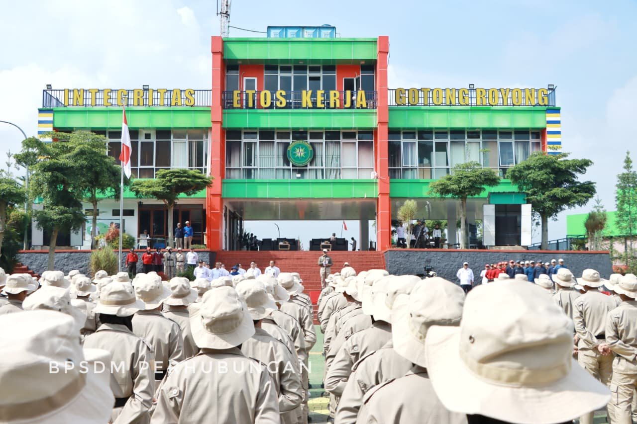 SIPENCATAR 2025 SELESAI, 800 CALON TARUNA PERHUBUNGAN MULAI DIBENTUK KARAKTER