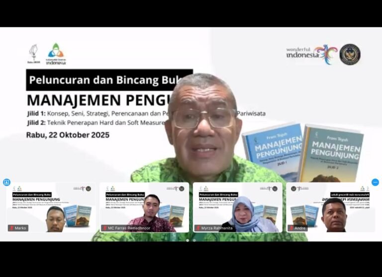 Wamenpar Dorong Buku Manajemen Pengunjung Jilid 2 Jadi Acuan Tata Kelola Destinasi