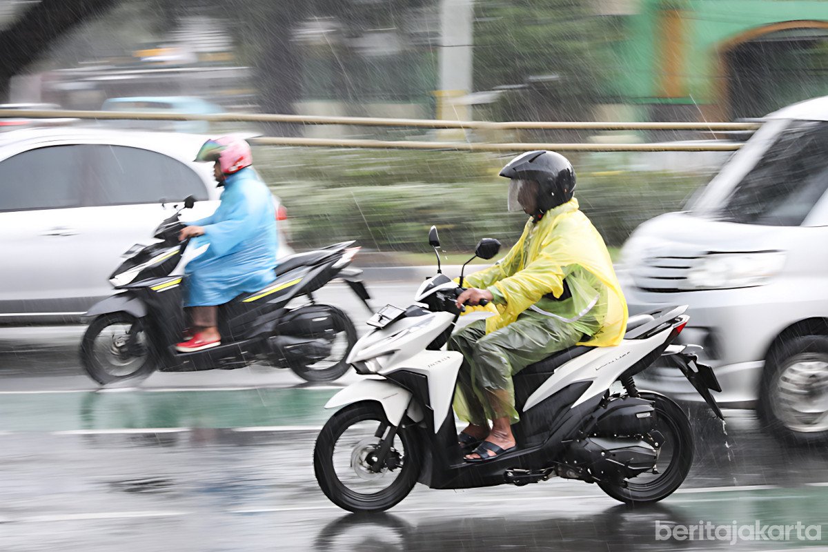 Hujan Berpotensi Basahi Jaksel dan Jaktim