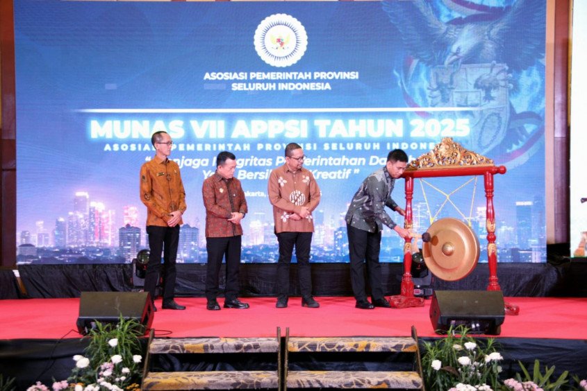 Buka Munas VII APPSI Tahun 2025, Wamendagri Wiyagus: Jaga Integritas Pemerintahan Daerah