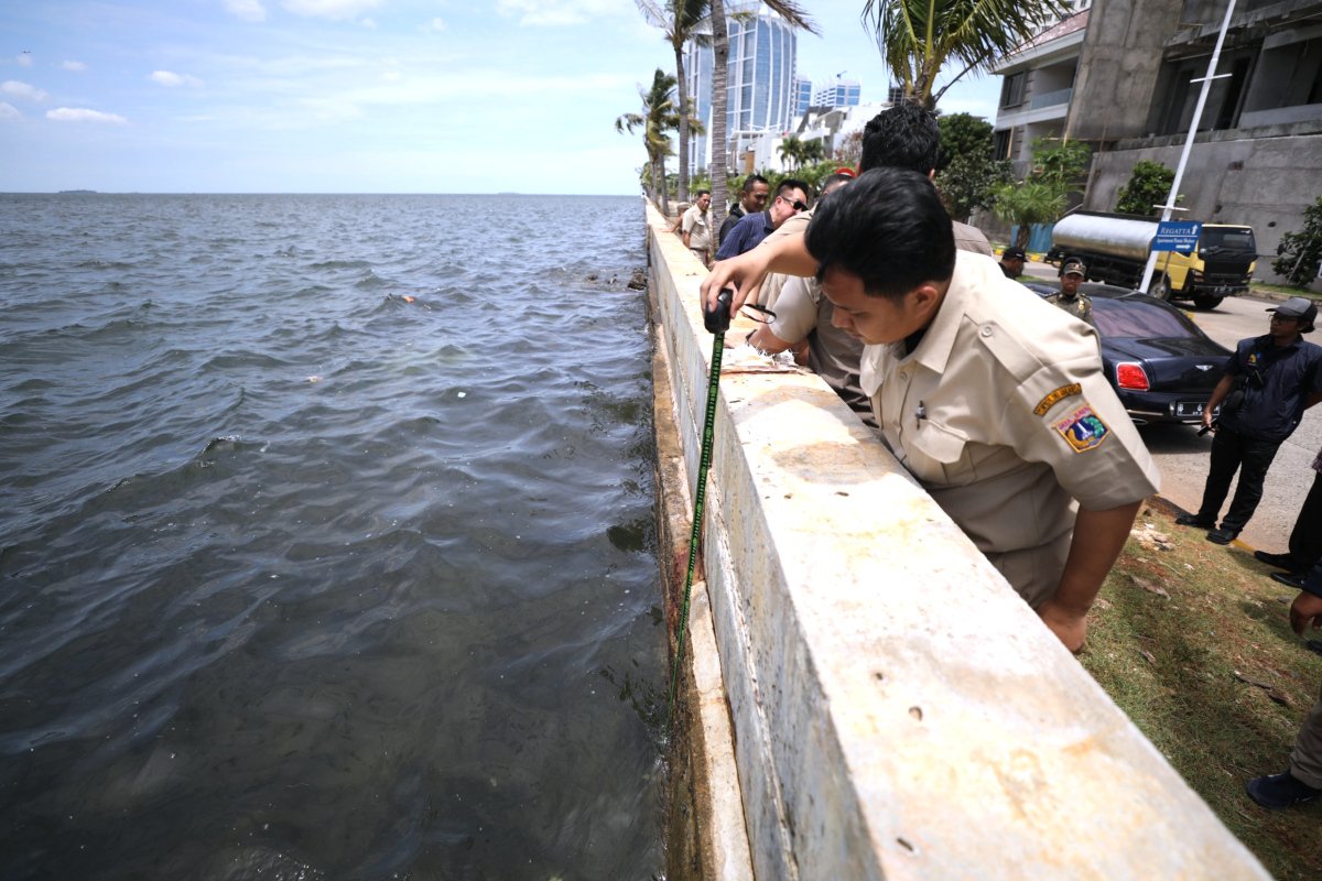 Pemprov DKI Percepat Perbaikan Tanggul Pantai Mutiara
