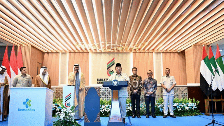Resmikan Rumah Sakit Kardiologi Emirates–Indonesia, Presiden Prabowo Apresiasi Dukungan PEA bagi Indonesia