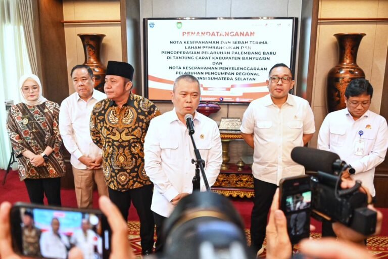 Kemenhub Sepakati Hak Pengelolaan Pelabuhan Palembang Baru Sumatra Selatan
