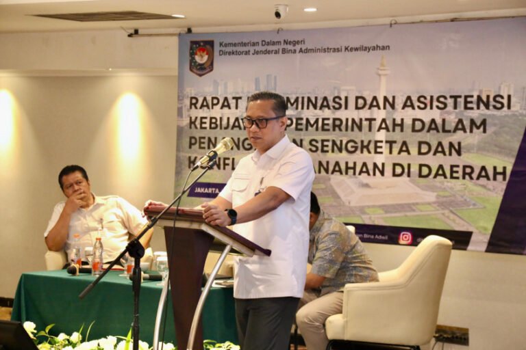 Ditjen Bina Adwil Kemendagri Fasilitasi Daerah Tangani Sengketa dan Konflik Pertanahan