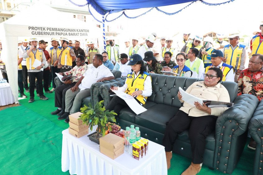 Tinjau Pembangunan KPP Provinsi Papua Barat Daya, Wamendagri Ribka Minta OAP Dilibatkan