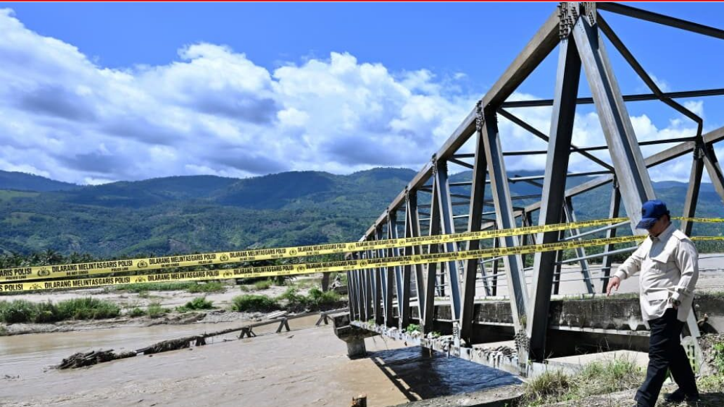 Presiden Prabowo Pastikan Penanganan Infrastruktur Terdampak Banjir di Aceh Tenggara