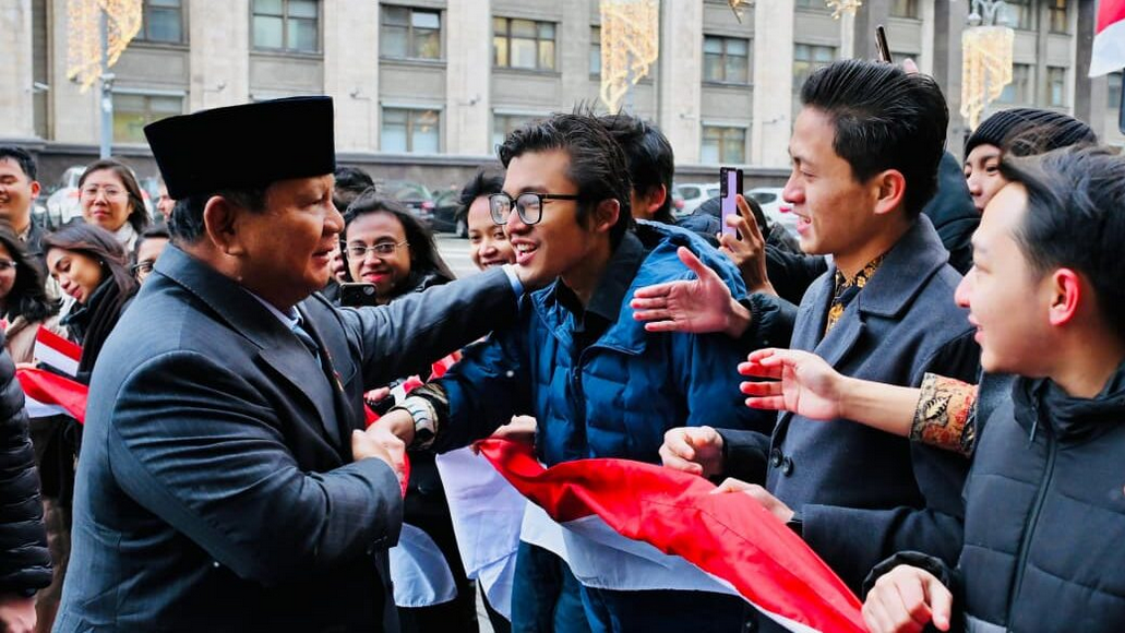 Hangatnya Sambutan Diaspora Indonesia untuk Presiden Prabowo di Moskow