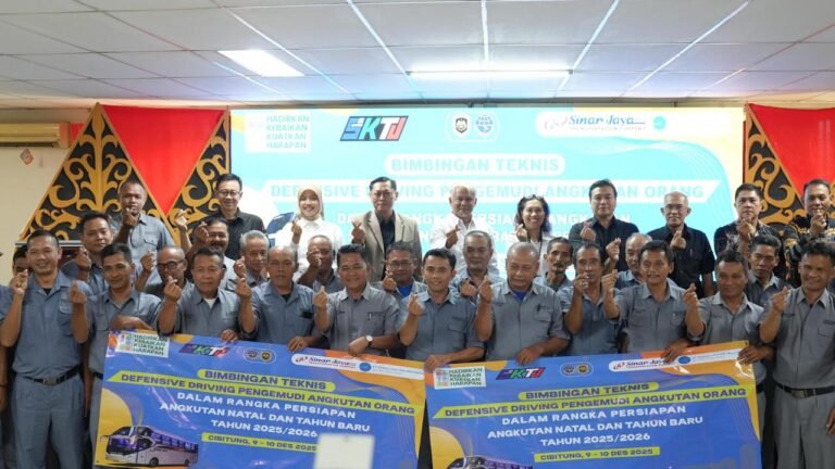 DITJEN HUBDAT GELAR PELATIHAN SAFETY AND DEFENSIVE DRIVING DEMI TINGKAT LAYANAN ANGKUTAN ORANG