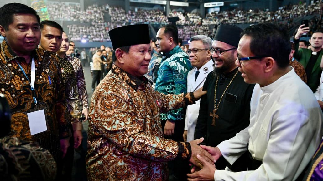 Presiden Prabowo Tegaskan Makna Kebersamaan dalam Natal Nasional