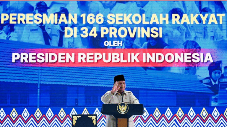 Resmikan 166 Sekolah Rakyat, Presiden Prabowo Tegaskan Komitmen Putus Rantai Kemiskinan Ekstrem