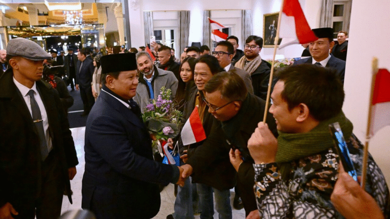 Di Tengah Musim Dingin Swiss, Kehangatan Diaspora Indonesia Sambut Presiden Prabowo