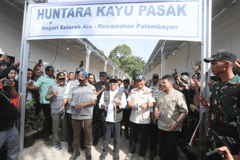 Pembangunan Huntara Terus Dikebut, 4.263 Unit Rampung di Tiga Provinsi Terdampak Bencana