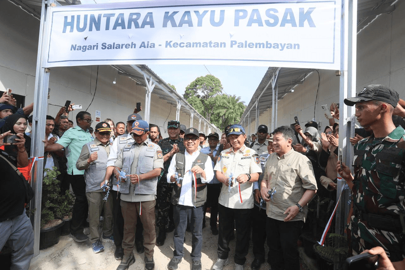 Pembangunan Huntara Terus Dikebut, 4.263 Unit Rampung di Tiga Provinsi Terdampak Bencana