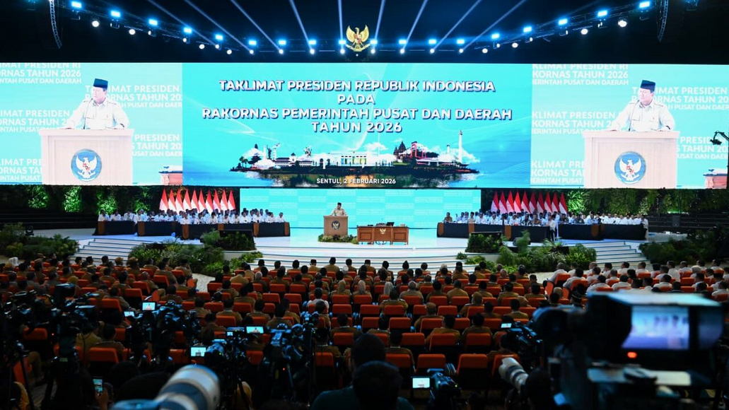 Presiden Prabowo Buka Rakornas Pemerintah Pusat dan Daerah 2026, Tegaskan Sinergi untuk Lompatan Pembangunan