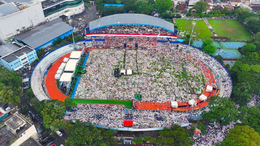 Presiden Prabowo Hadiri Mujahadah Kubro Satu Abad Nahdlatul Ulama di Malang, Tegaskan Sinergi Ulama dan Negara