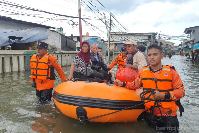 BPBD Ingatkan Potensi Rob di 12 Wilayah Pesisir Jakarta