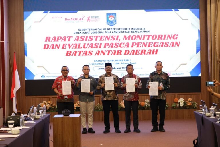 Sekda Kota Bekasi Sepakati Draft Perubahan Permendagri Nomor 36 Tahun 2015 tentang Batas Daerah Bekasi–Jakarta Timur