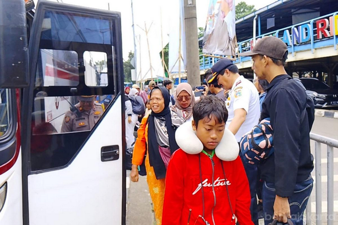 Kadishub DKI Tinjau Arus Balik di Terminal Kampung Rambutan