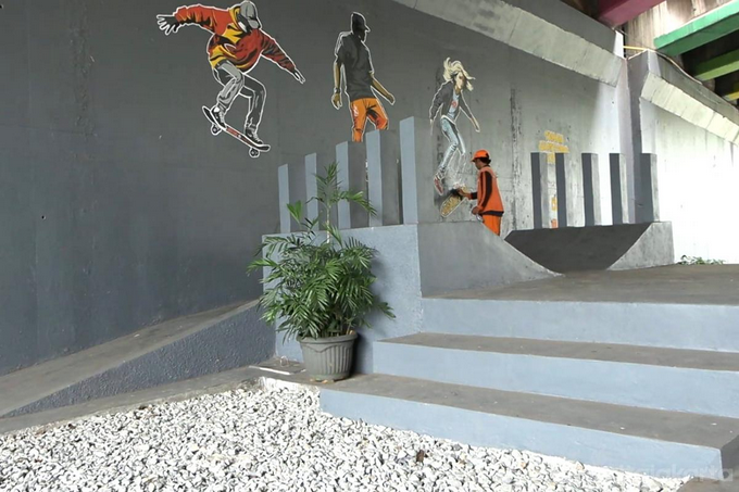 Skate Park Veteran dari Lahan Kumuh Jadi Ruang Kreatif