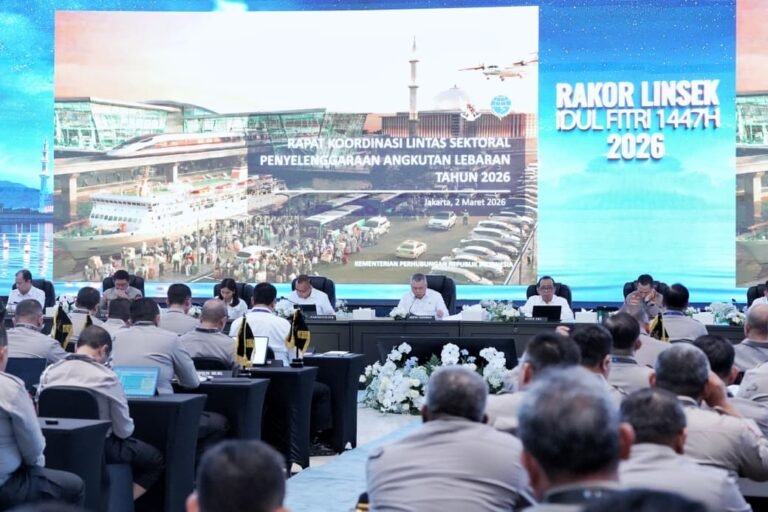 Sinergi Lintas Sektor Angkutan Lebaran 2026, Menhub Dudy: Samakan Persepsi dan Perkuat Kesiapsiagaan