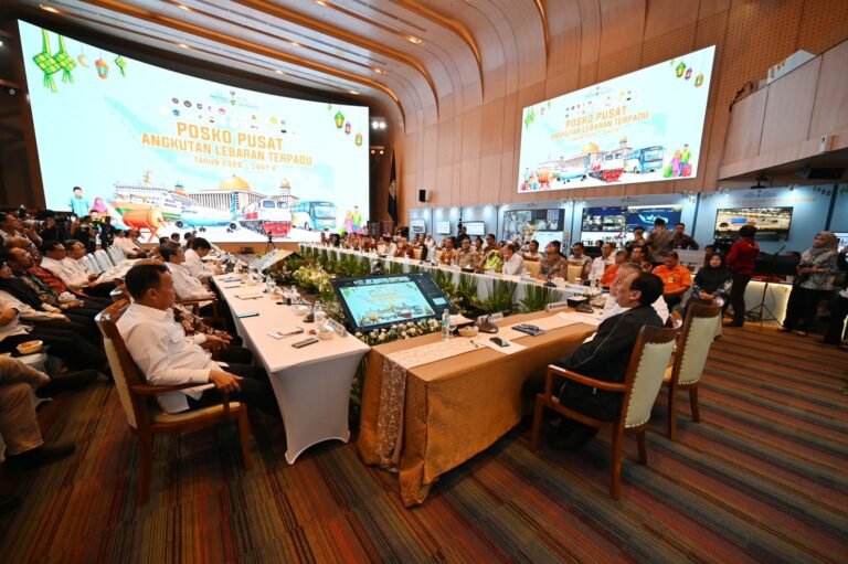 Menhub Dudy Buka Posko Pusat Angkutan Lebaran Terpadu 2026