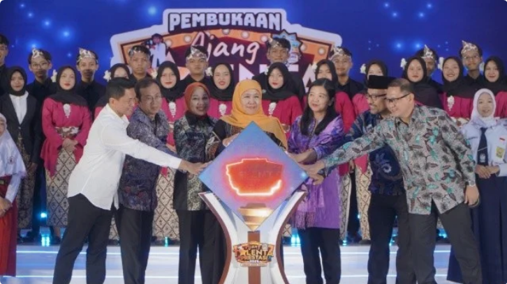 Gubernur Khofifah Buka Ajang Talenta Prestasi Murid Jawa Timur 2026