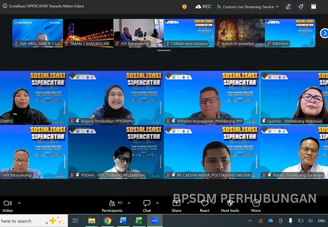 Perluas Akses Informasi Pendidikan Penerbangan, BPSDMP Kemenhub Gencarkan Sosialisasi SIPENCATAR 2026