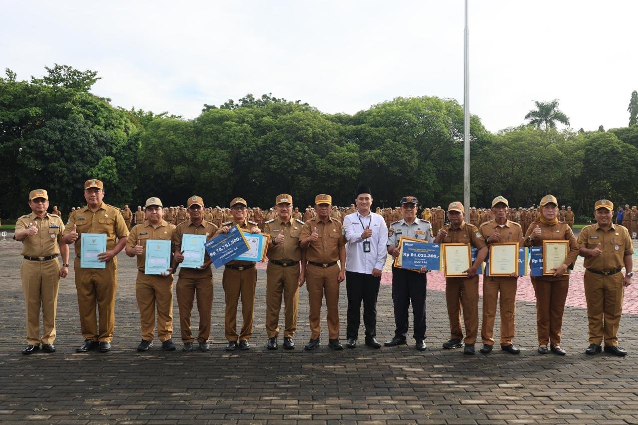 Plh Wali Kota Harris Bobihoe Sampaikan Point Penting di Momen Apel Pagi