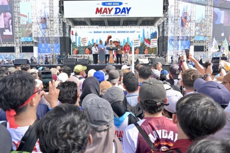 Suara Buruh Bergema di Monas: Apresiasi Atas Kehadiran Presiden Prabowo