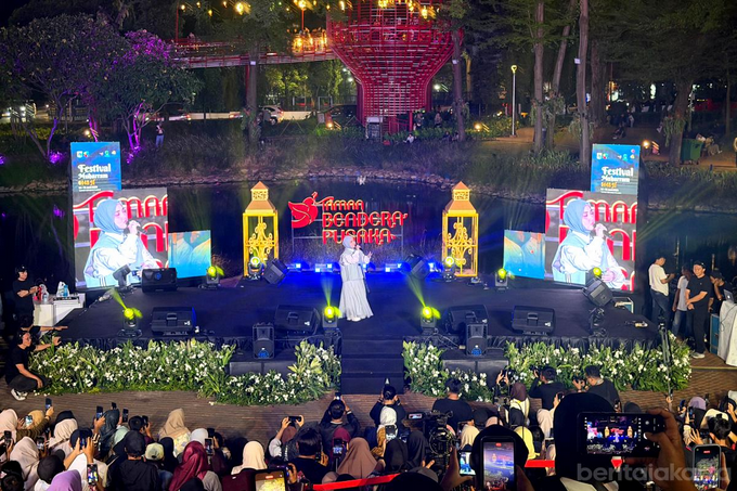 Warga Antusias Kunjungi Festival Muharram di Taman Bendera Pusaka