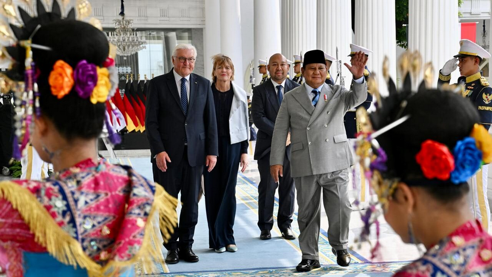 Jamuan Kenegaraan Indonesia – Jerman, Presiden Prabowo Tegaskan Kemitraan Strategis Hadapi Tantangan Global