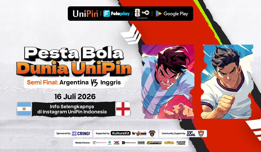 UniPin Hadirkan Pengalaman Nobar “Pesta Bola Dunia 2026” Lewat Kolaborasi untuk Komunitas Sepak Bola