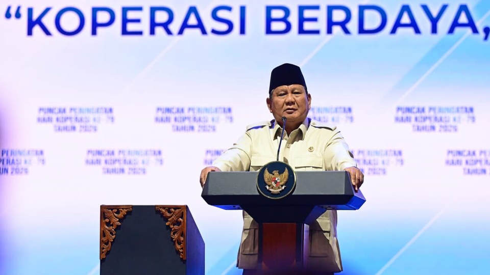 Hari Koperasi ke-79, Presiden Prabowo Dorong Sinergi Koperasi dan Seluruh Kekuatan Ekonomi Nasional