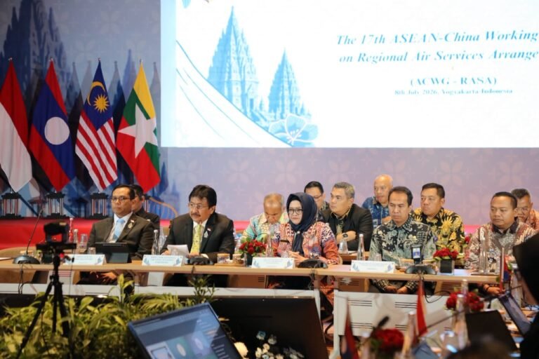 Indonesia Dorong Penguatan Konektivitas Udara ASEAN–China melalui Pertemuan Ke-17 ACWG-RASA di Yogyakarta