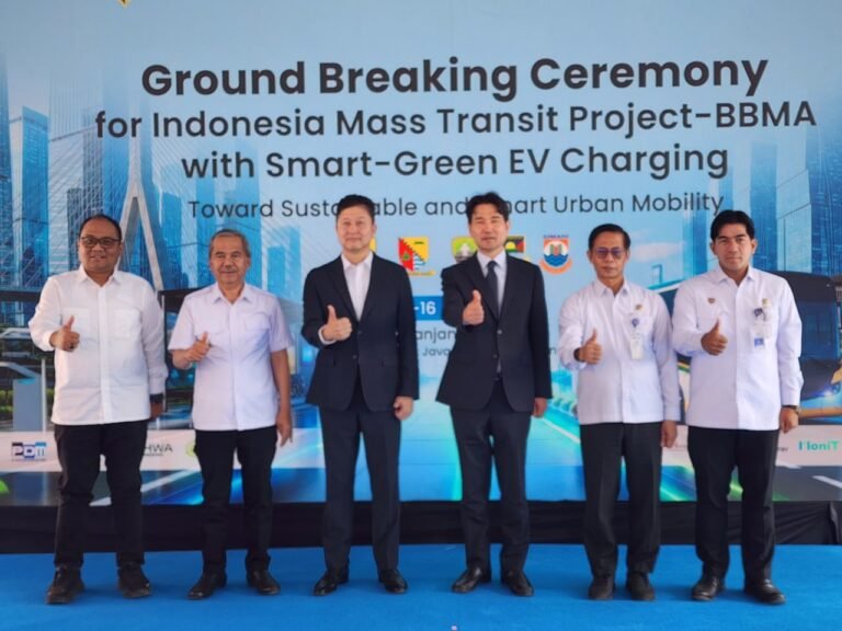 Ditjen Hubdat Gelar Groundbreaking Charging Station BRT Cekungan Bandung