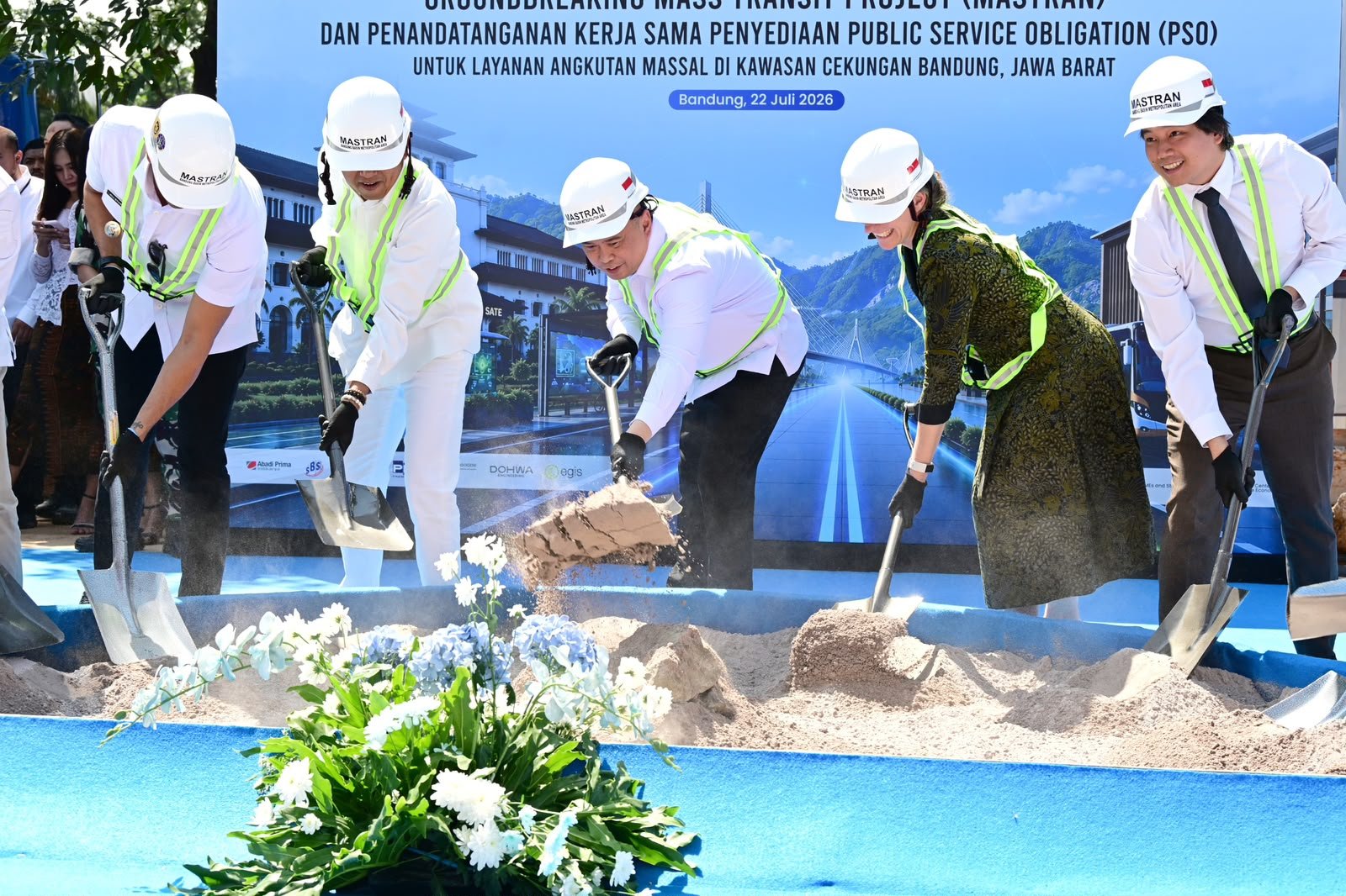 Menhub Dudy Awali Pembangunan Transportasi Modern MASTRAN di Cekungan Bandung