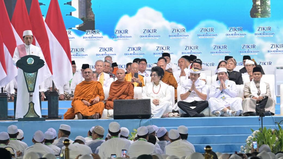 Dari Monas, Doa Lintas Agama Perkuat Semangat Persatuan Jelang HUT ke-81 Kemerdekaan RI