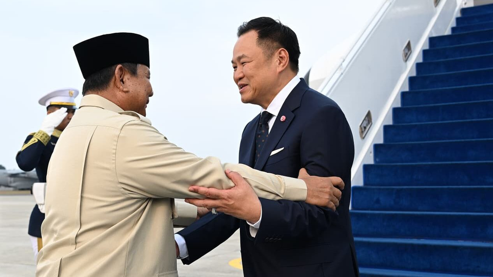 Presiden Prabowo Antar Keberangkatan PM Anutin, Cerminkan Hubungan Erat Indonesia-Tailan