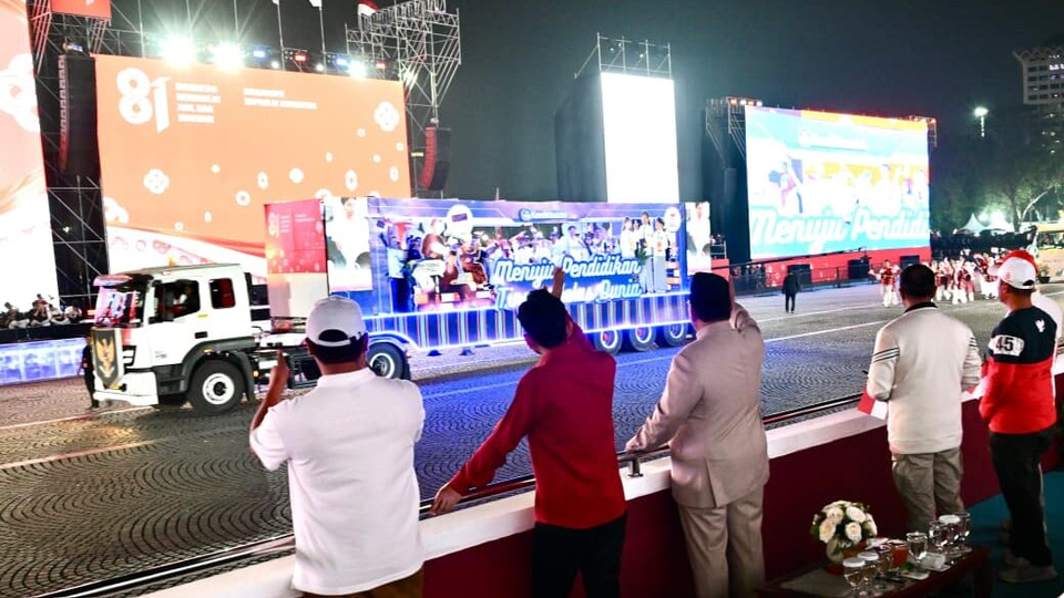 Karnaval Bersatu Harmoni Nusantara Isi Malam HUT ke-81 Kemerdekaan RI