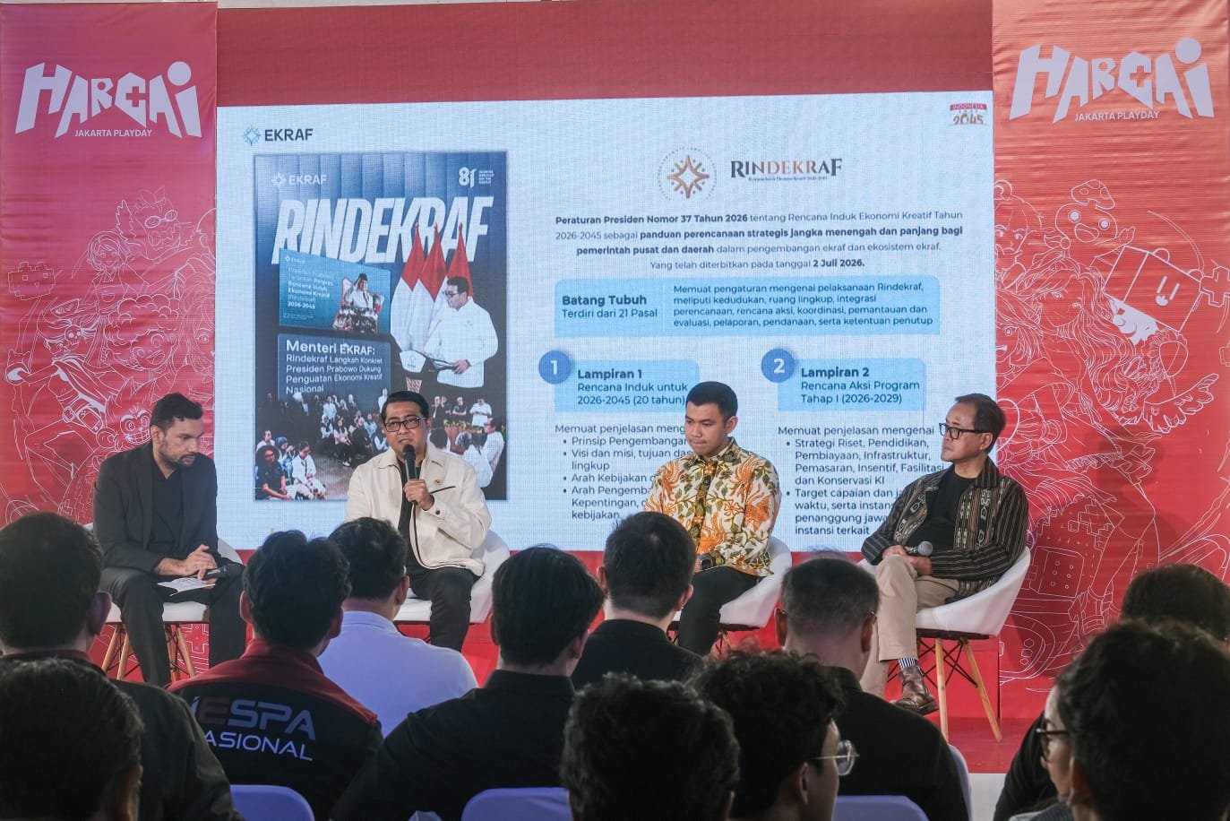 Peringati HARGAI 2026, Menteri Ekraf Ajak Masyarakat Populerkan Video Game dan Board Game Lokal