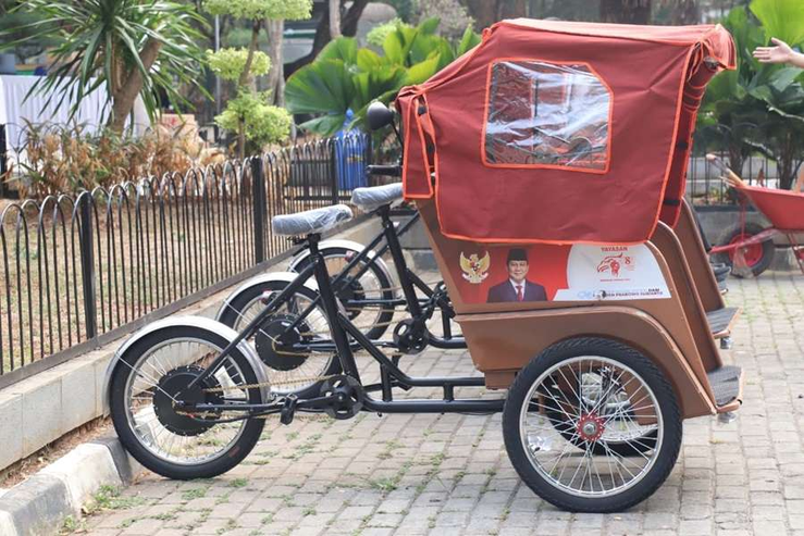 Dapat Becak Listrik Gratis dari Presiden, 190 Pembecak di Bekasi Jalani Pelatihan